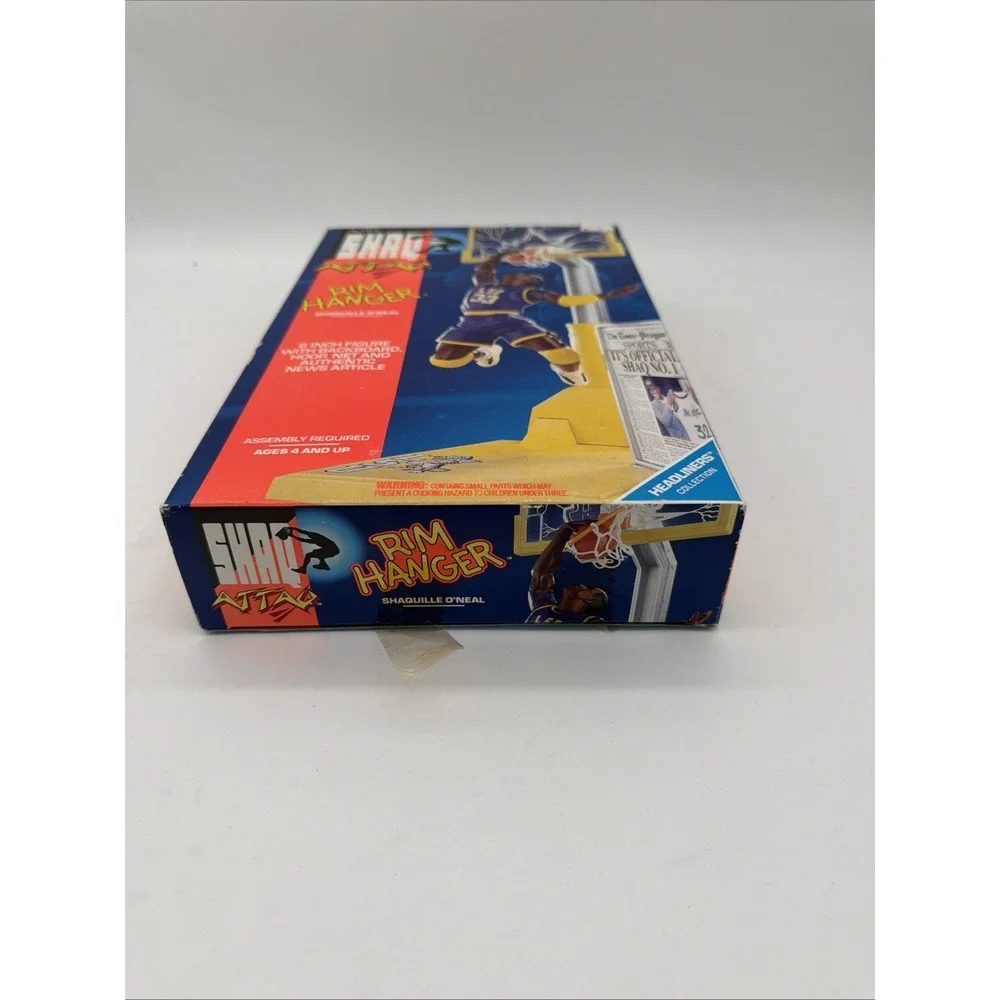 1993 Kenner Shaquille O'Neal Shaq Attaq Rim Hanger Action Figure